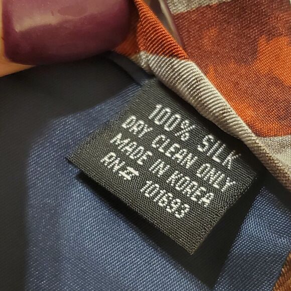 Eagles Wings Patriotic Silk Tie Eagle Statue‎ of Liberty Immigrants Novelty VTG - Picture 5 of 7